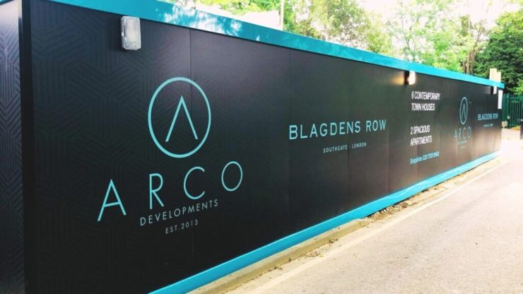 ARCO Developments Hoarding Setup