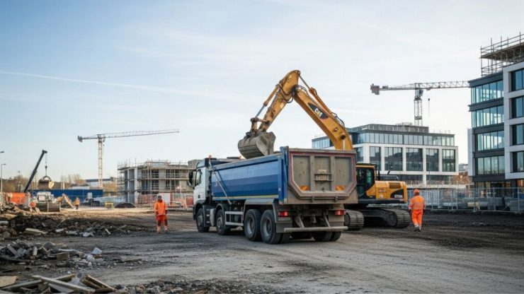 Construction Site Clearance For New Development