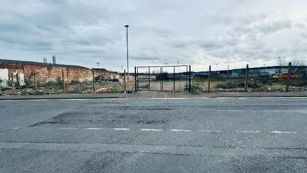 Construction Site Being Readied For Temporary Fencing